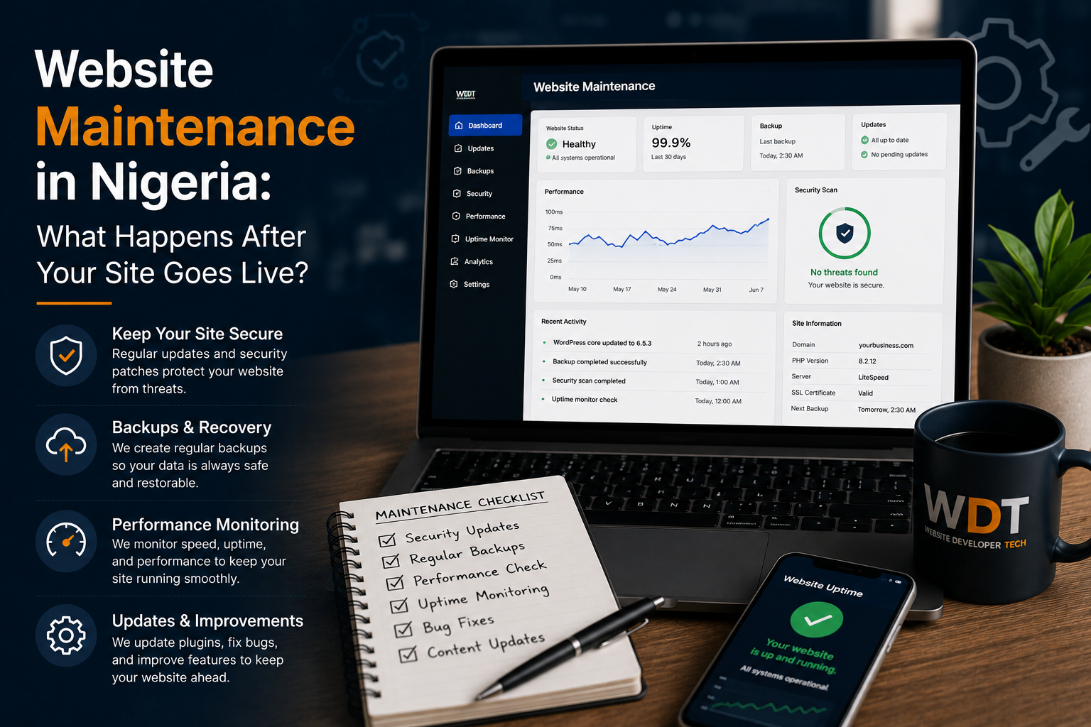 Website Maintenance in Nigeria: What Happens After Your Site Goes Live?