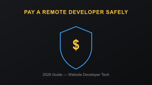 How to Pay a Remote Web Developer Safely From Abroad (2026 Guide)
