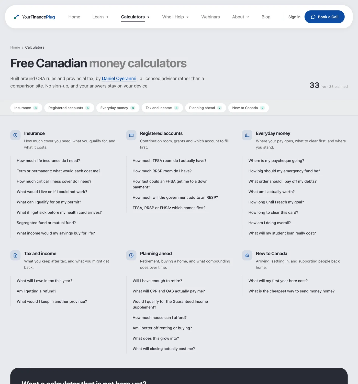 YourFinancePlug: pages and features we built